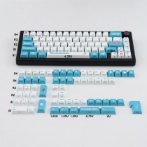 MIKU 104+26 PBT Dye-subbed Doubleshot Backlit Keycaps Set for Mechanical Gaming Keyboard